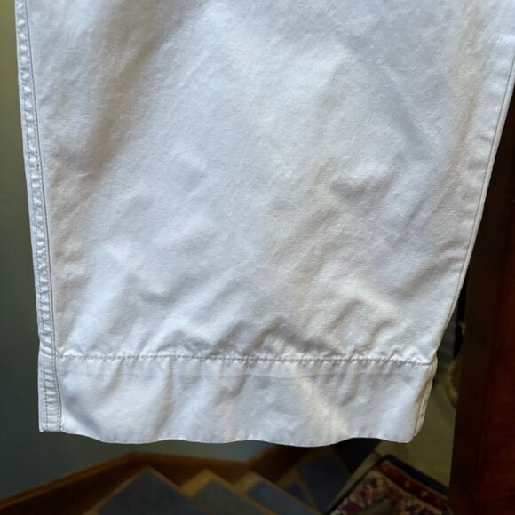 Y2K Old Navy Chino Capris 14 – 100% Cotton Off‑White / Cream - Picture 7 of 8